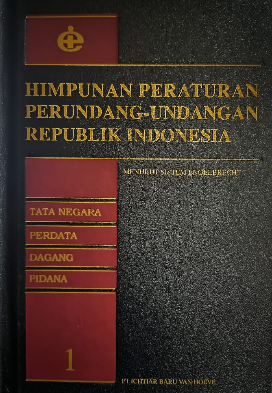Himpunan PUU RI ke 1 menurut sistem engelbrecht