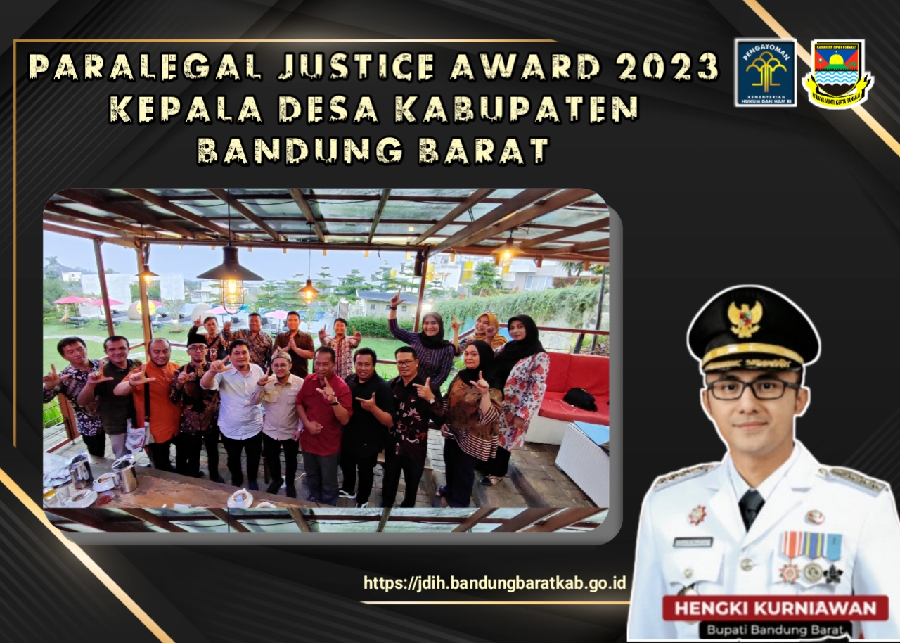 BAGIAN HUKUM SETDA KBB BERSAMA 7 KADES PARALEGAL JUSTICE