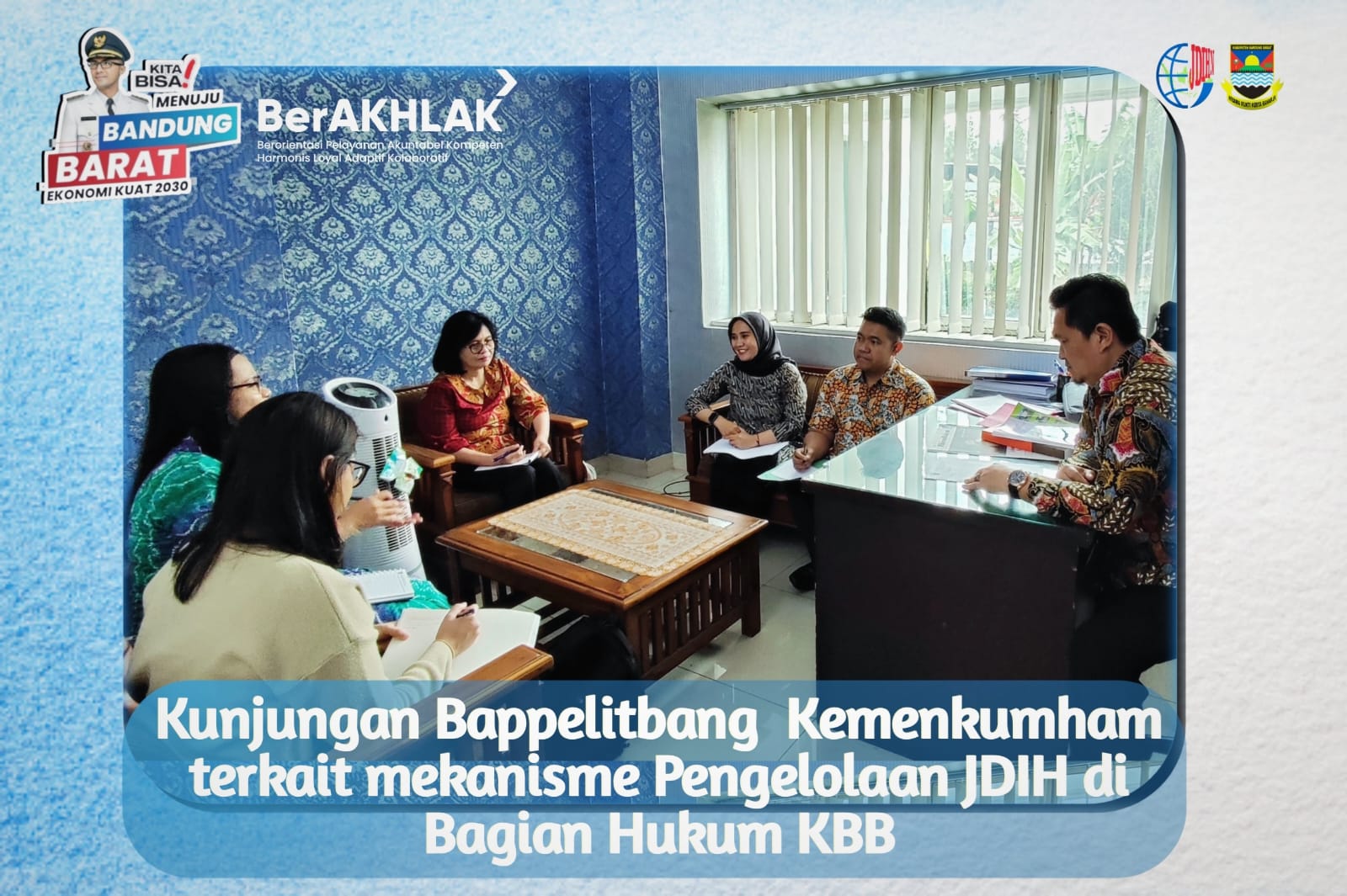 kunjungan Staf Bappelitbang Kemenkumham RI