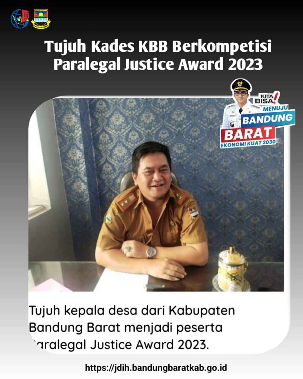 Tujuh Kades Bandung Barat Berkompetensi Paralegal Justice Award 2023