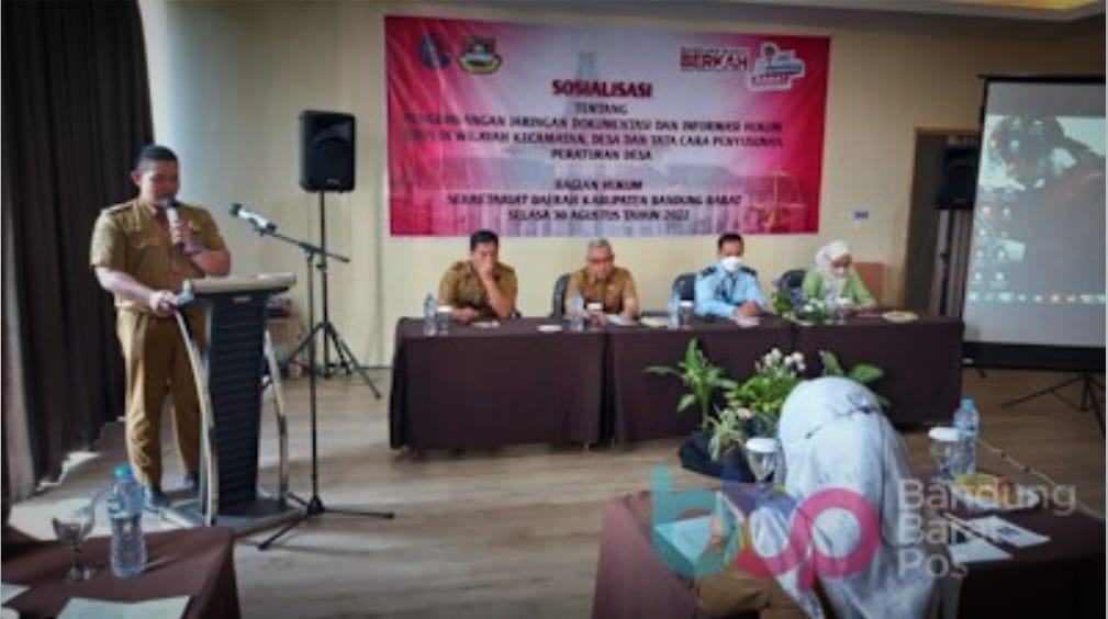 Tingkatkan Wawasan Hukum Camat dan Kades, Bagian Hukum Sekda KBB Berikan Penyuluhan Ini