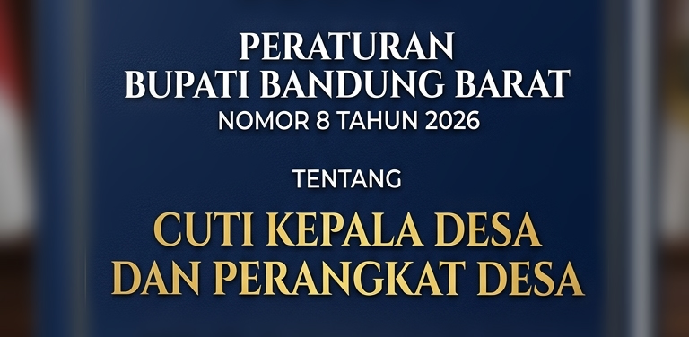 Peraturan Bupati Bandung Barat Nomor 8 Tahun 2026 tentang Cuti Kepala Desa dan Perangkat Desa